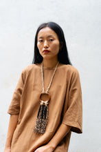 Load image into Gallery viewer, Goulu Statement Necklace Beaded Tassels