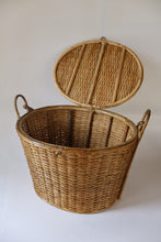 Load image into Gallery viewer, CANE BASKET WITH HANDLE