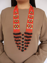 Load image into Gallery viewer, Goulu Timeless Necklace Red Multi Strand
