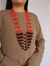 Load image into Gallery viewer, Goulu Timeless Necklace Red Multi Strand
