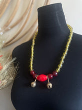 Load image into Gallery viewer, Goulu Timeless Necklace Green Multi Strand
