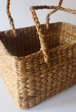 Load image into Gallery viewer, WATER HYACINTH HAMPER BASKET
