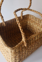 Load image into Gallery viewer, WATER HYACINTH HAMPER BASKET
