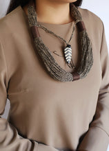 Load image into Gallery viewer, Goulu Statement Handcrafted Necklace
